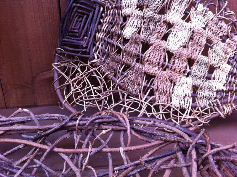 木のヒゲの〈自然素材を編む〉2015-2月